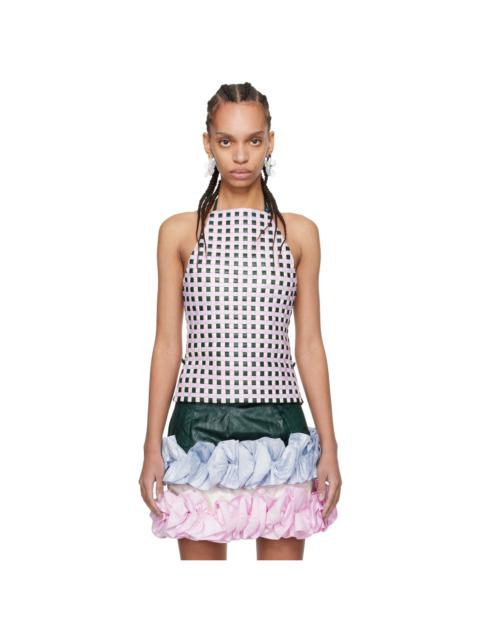 SUPER YAYA Multicolor 'A Top Weave' Tank Top