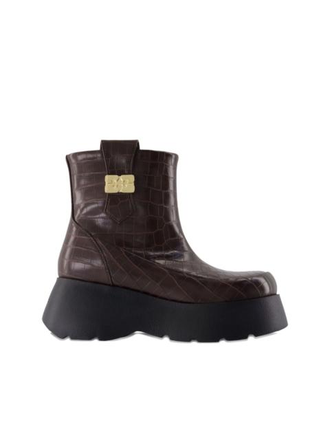 GANNI Kat ankle boots