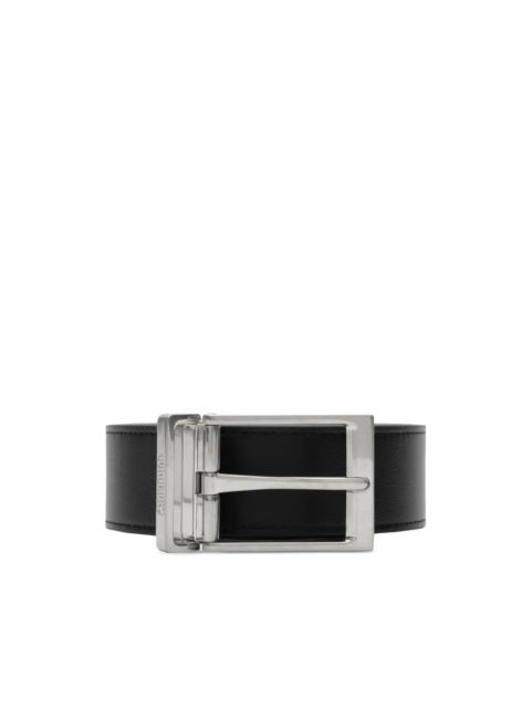 Burberry reversible check belt