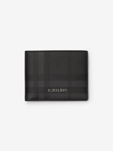 Burberry City Check Slim Bifold Wallet