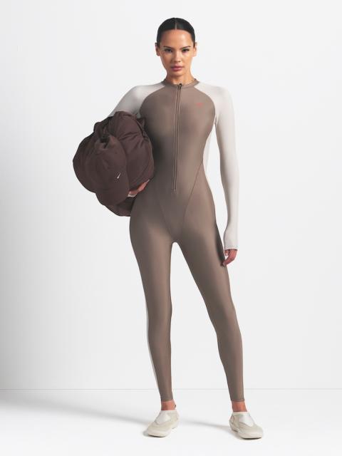 Nike NikeSKIMS Shine Women's Zip-Front Long Bodysuit