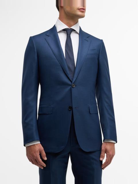 Men's 15milmil15 Micro-Check Suit
