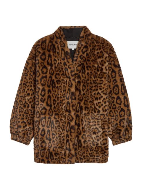APPARIS Women's Jane Leopard Coatigan - Leopard