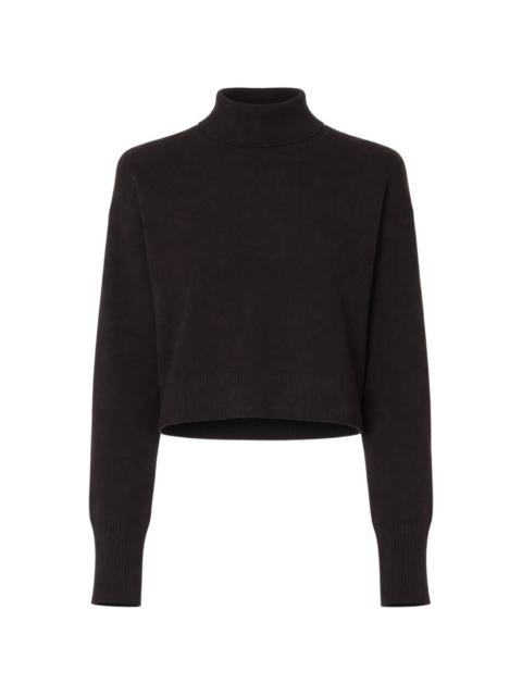 SABLYN turtleneck cropped sweater