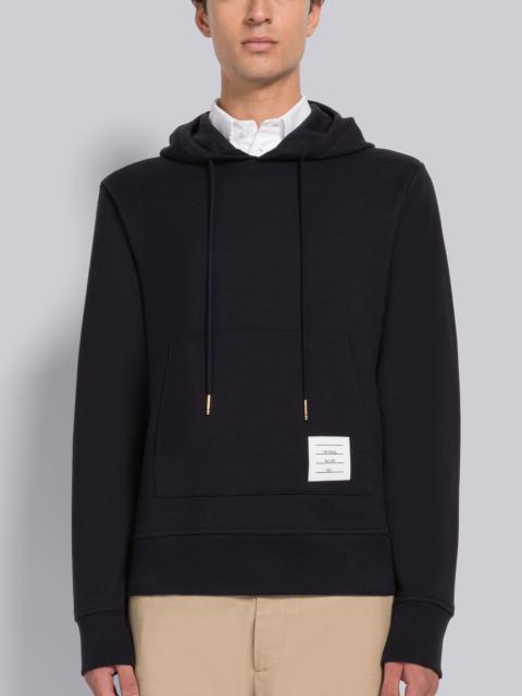 Thom Browne COTTON LOOPBACK BRODERIE ANGLAISE RELAXED HOODIE