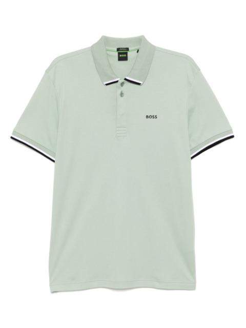 BOSS cotton-blend polo shirt