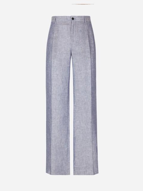 Tailored linen pants