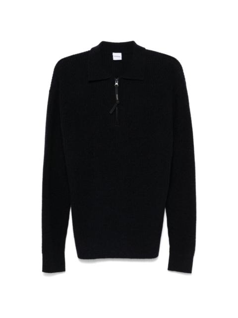 Aspesi fisherman's knit polo shirt