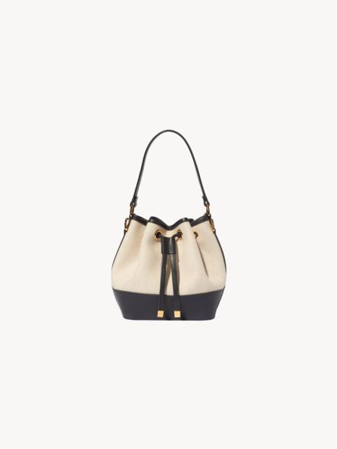 NILI LOTAN BRIGITTE MINI BUCKET BAG CANVAS