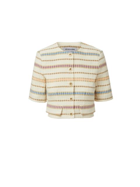 VERONICA BEARD ORVILLE STRIPED JACKET