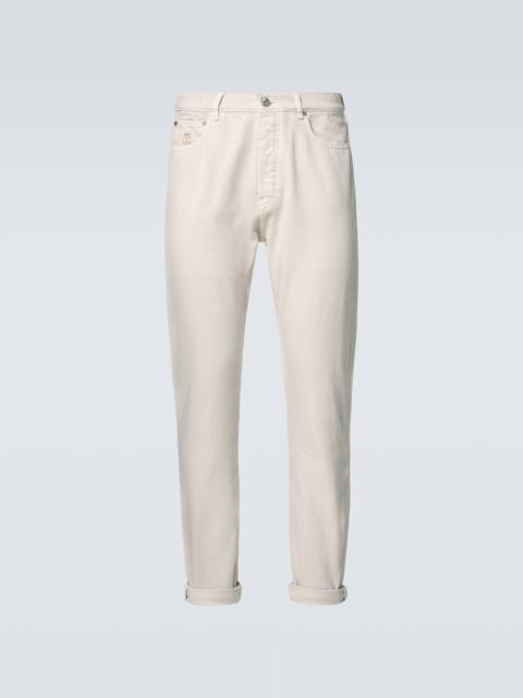 Brunello Cucinelli High-rise straight jeans