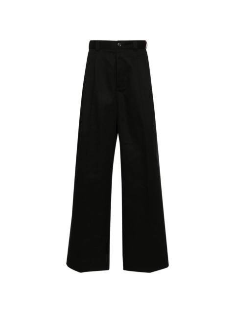 panelled-design trousers