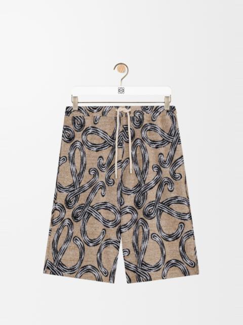 Loewe Shorts in jacquard terry