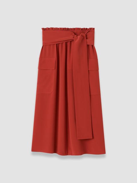 JOSEPH Charai Crepe de Soie Silk Skirt