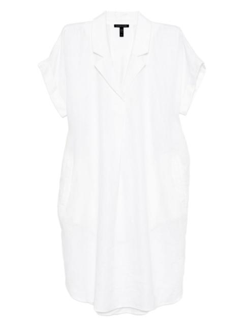 EILEEN FISHER notched collar dress