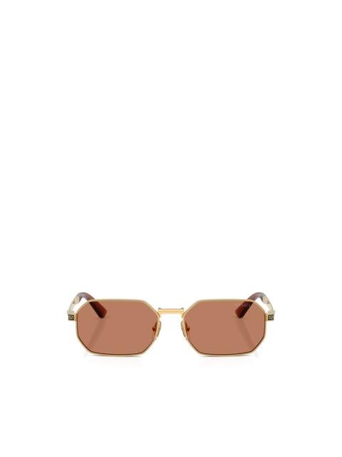 VERSACE geometric sunglasses