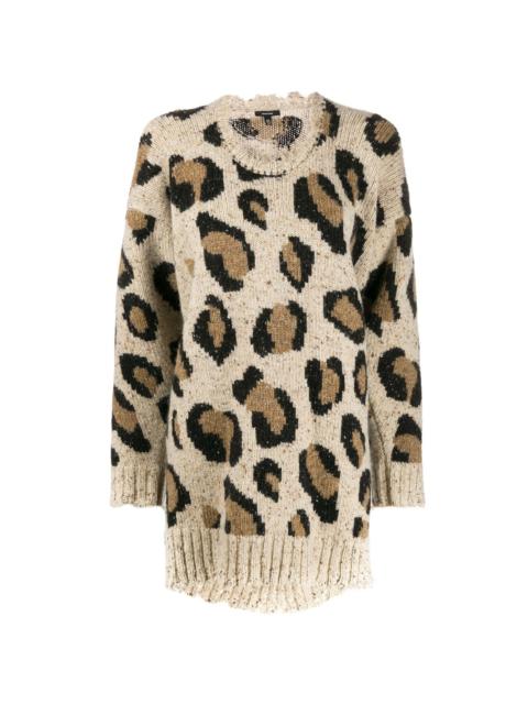 R13 leopard print sweater