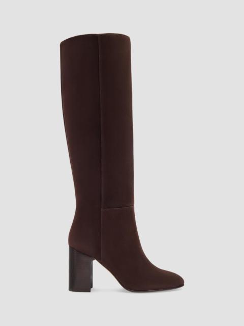 Stuart Weitzman Women's Mulberry 85MM Suede Knee-High Boots - Midnight Espresso