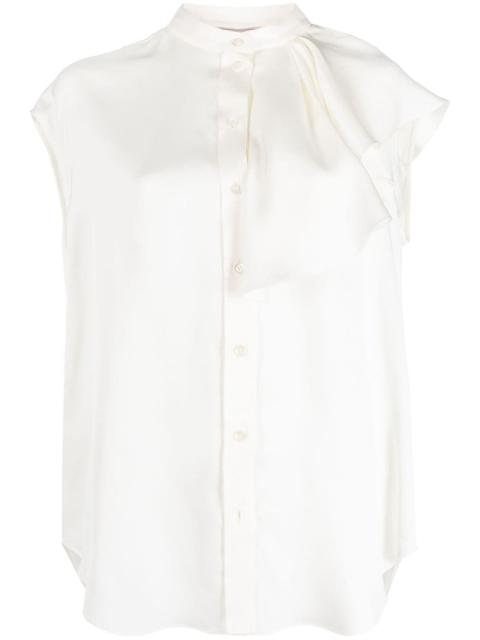 Alexander McQueen sleeveless ruffled blouse