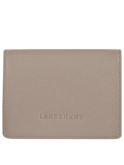 Longchamp Le Foulonné Wallet Turtledove - Leather