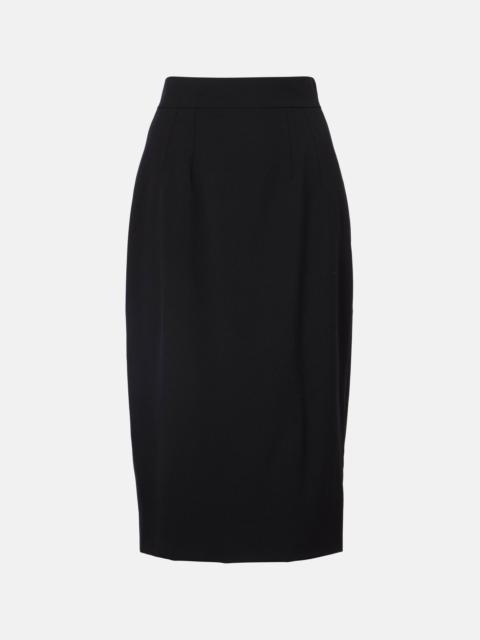 Dolce & Gabbana Wool-blend pencil skirt