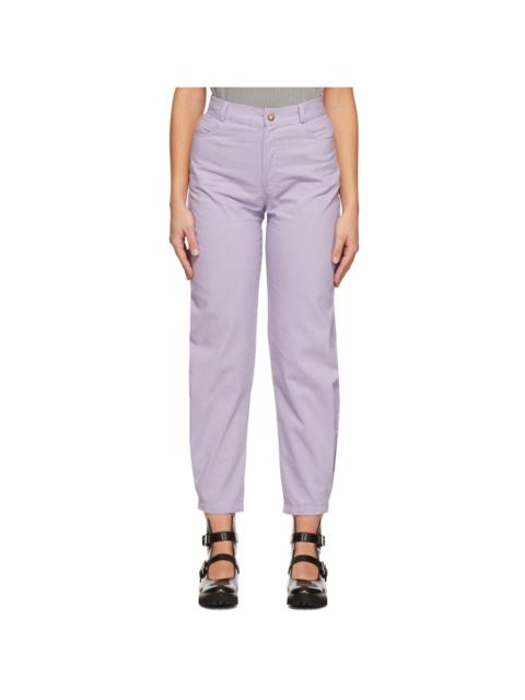 KIKA VARGAS Purple Ella Trousers