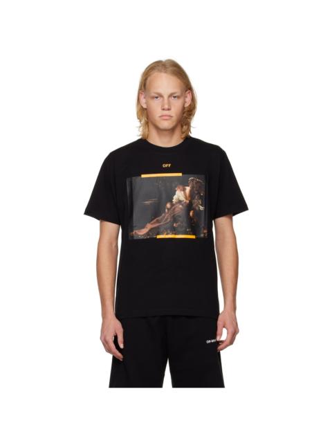 Off-White Black Printed T-Shirt