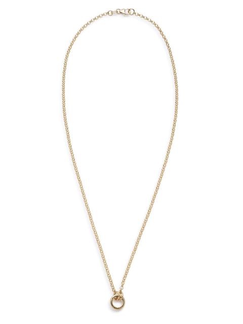 FOUNDRAE Small Open Belcher Chain Necklace