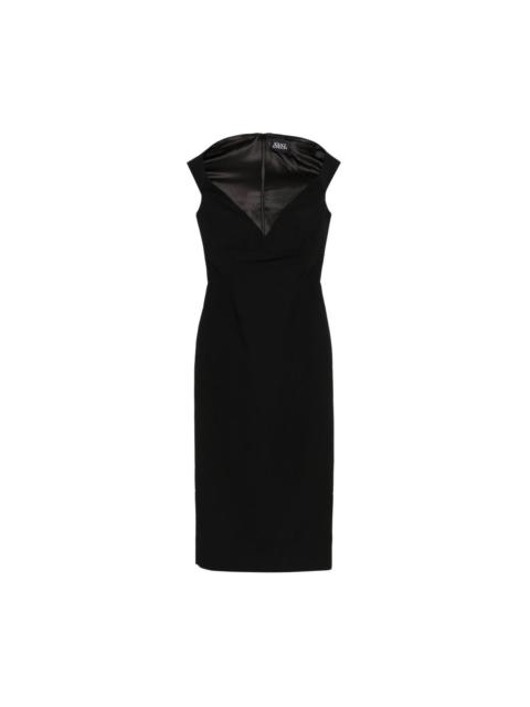 SOLACE LONDON Monica midi dress