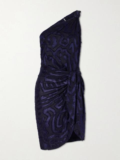 Isabel Marant Lilana One-shoulder Fil Coupé Midi Dress