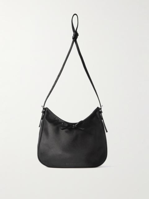 BALENCIAGA Leopolda Bow-embellished Satin Shoulder Bag