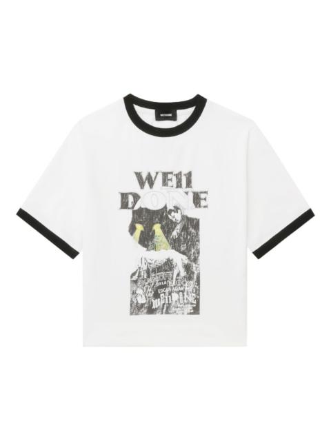We11done graphic-print cotton T-shirt