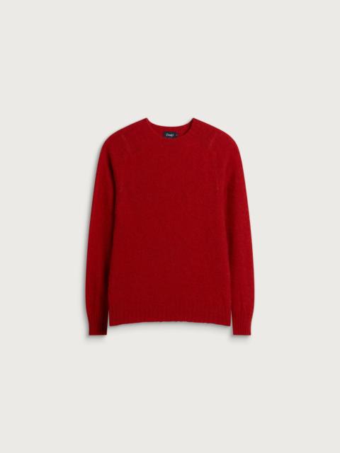 Drake's Drake's Brushed Shetland Crew Neck Jumper