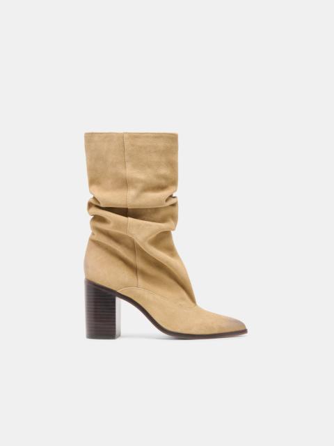 dolce vita TALINA WIDE CALF BOOTS DK TAUPE SUEDE