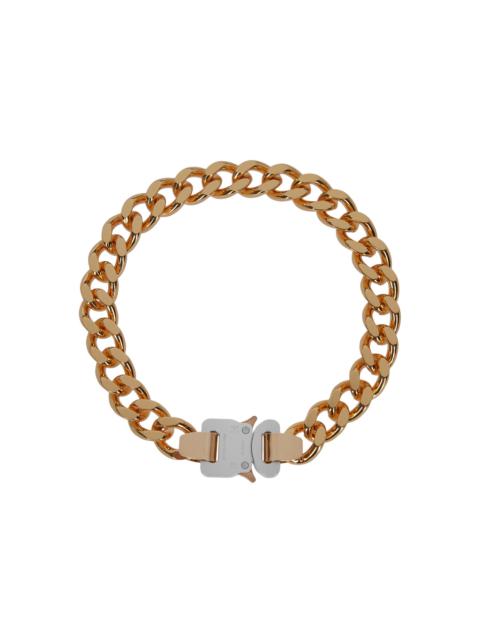 1017 ALYX 9SM NECKLACE WITH BUCKLE GOLD SHINY