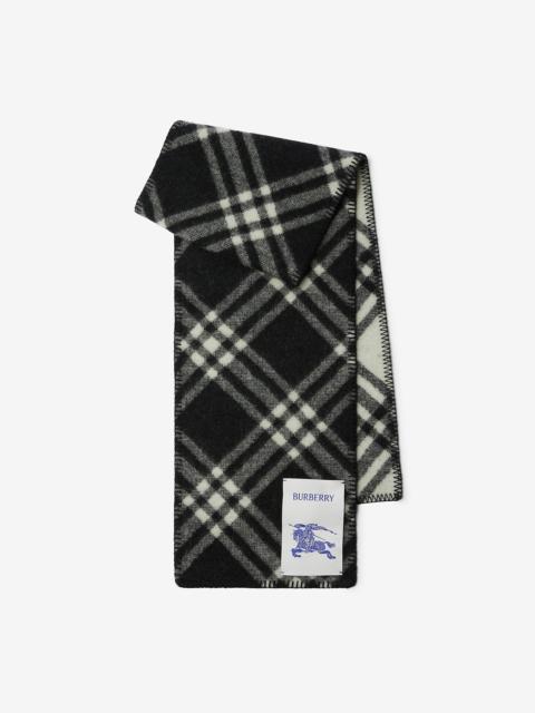 Burberry Check Wool Scarf
