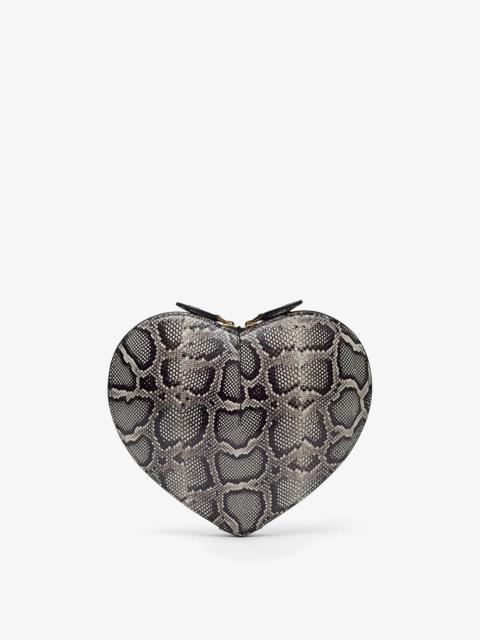 Alaïa Le Coeur black and white crossbody bag