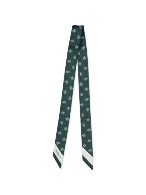 Mulberry small Skinny Tree-print scarf
