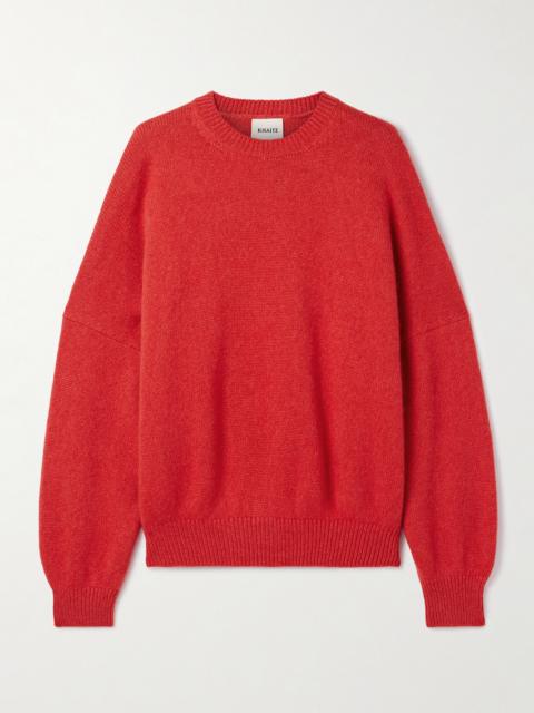 KHAITE Margaux Oversized Cashmere Sweater