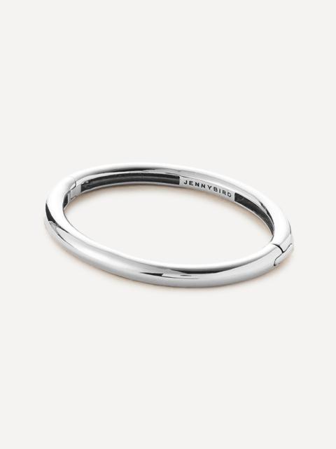 JENNY BIRD Silver-Plated Gia Bangle Bracelet