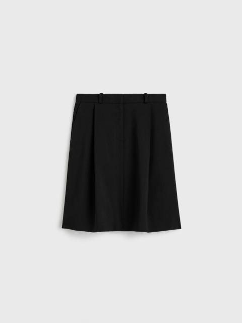 TOTEME Tailored pleat skirt black