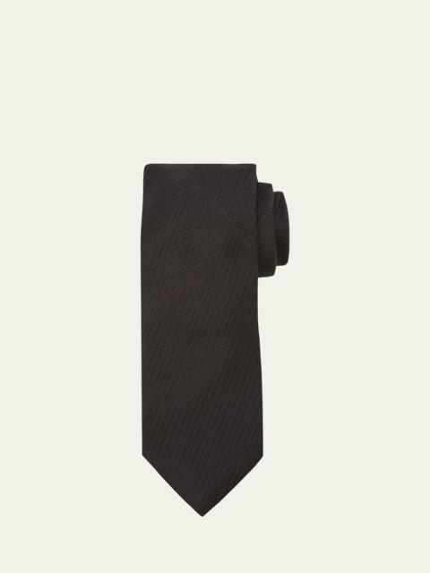 Men's Textured Silk Tie