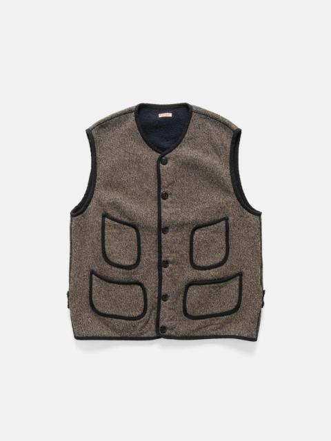 Kapital BEACH SWT Knit Vest Charcoal