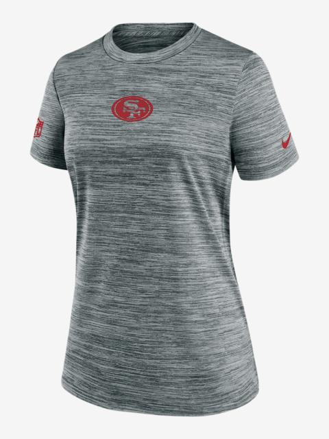 Nike San Francisco 49ers Sideline Team Issue Velocity Women's Nike Dri-FIT NFL T-Shirt