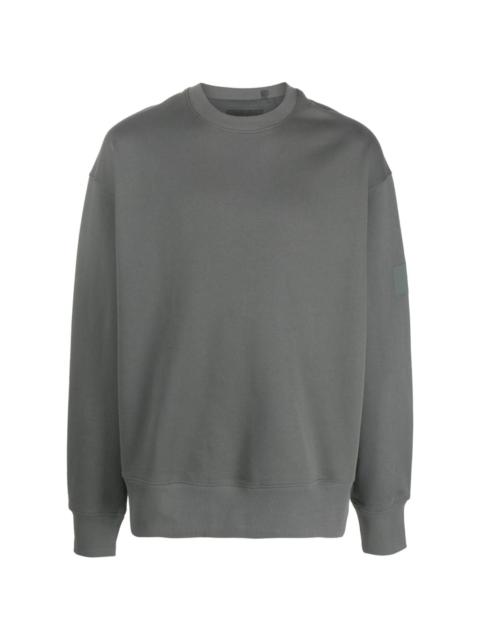 Y-3 logo-print organic-cotton sweatshirt