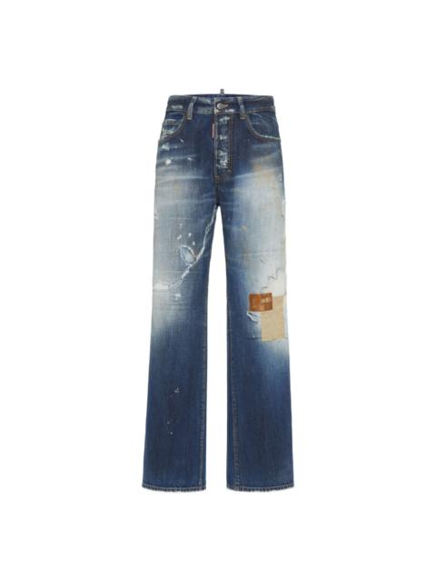 DSQUARED2 MEDIUM SUPER RIPPED WASH SAN DIEGO JEANS | REVERSIBLE
