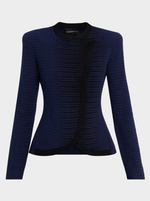 EMPORIO ARMANI Two-Tone Blazer