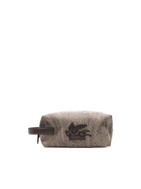 Etro Essential paisley jacquard wash bag