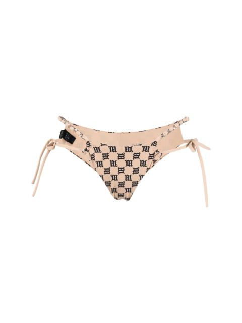 monogram-pattern bikini bottoms