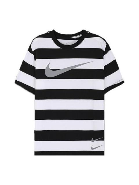 Nike Nike Swoosh Stripe TEE Men White/Black CQ5197-100